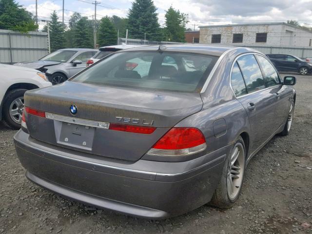 WBAGN83473DK10232 - 2003 BMW 760 LI GRAY photo 4