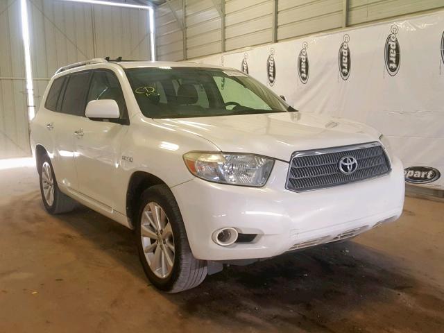 JTEEW44A882016280 - 2008 TOYOTA HIGHLANDER WHITE photo 1