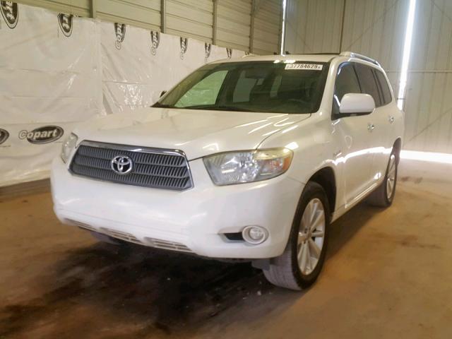 JTEEW44A882016280 - 2008 TOYOTA HIGHLANDER WHITE photo 2