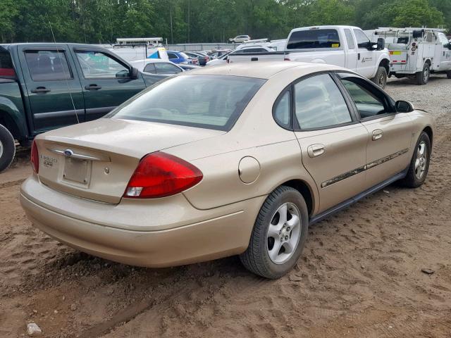 1FAFP55S81A160433 - 2001 FORD TAURUS SES GOLD photo 4