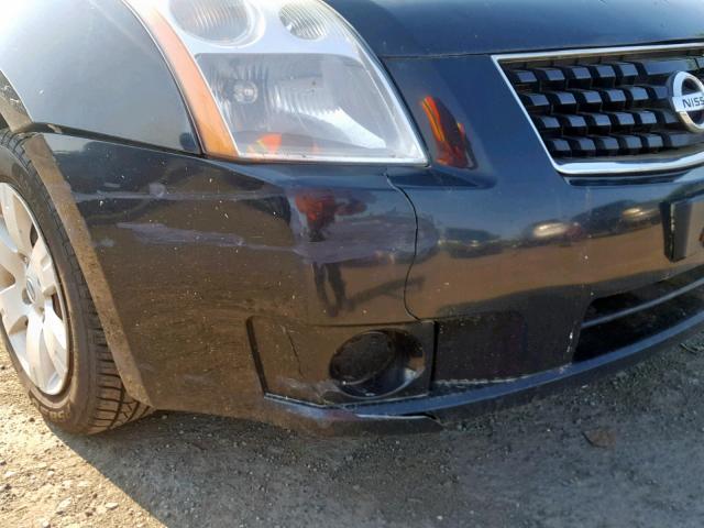 3N1AB61E98L643251 - 2008 NISSAN SENTRA 2.0 BLACK photo 10