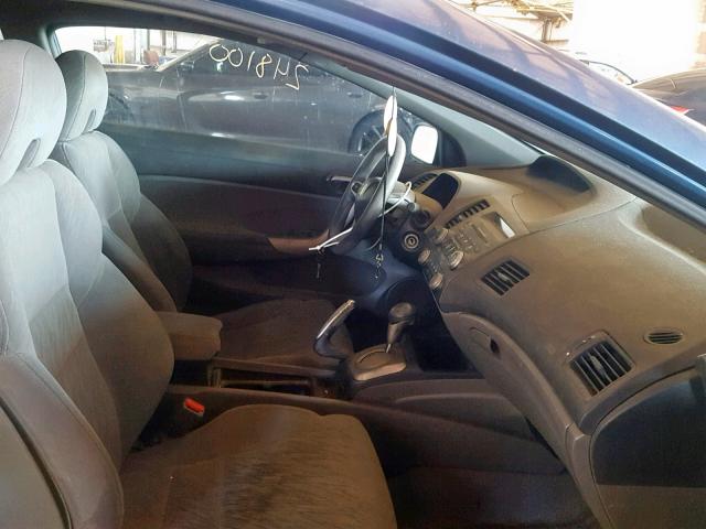 2HGFG12858H559423 - 2008 HONDA CIVIC EX BLUE photo 5