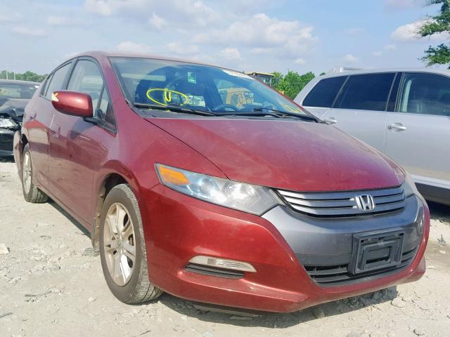 JHMZE2H74AS029852 - 2010 HONDA INSIGHT EX RED photo 1