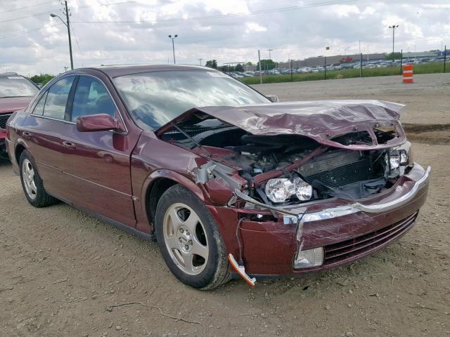 1LNHM87A7YY826776 - 2000 LINCOLN LS BURGUNDY photo 1