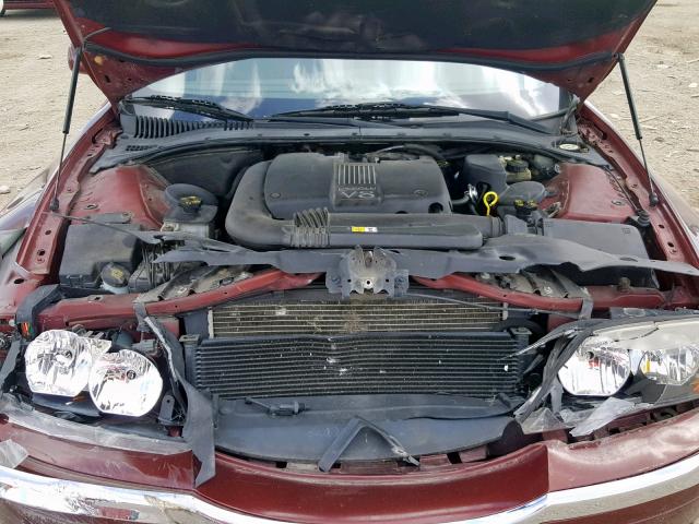 1LNHM87A7YY826776 - 2000 LINCOLN LS BURGUNDY photo 7