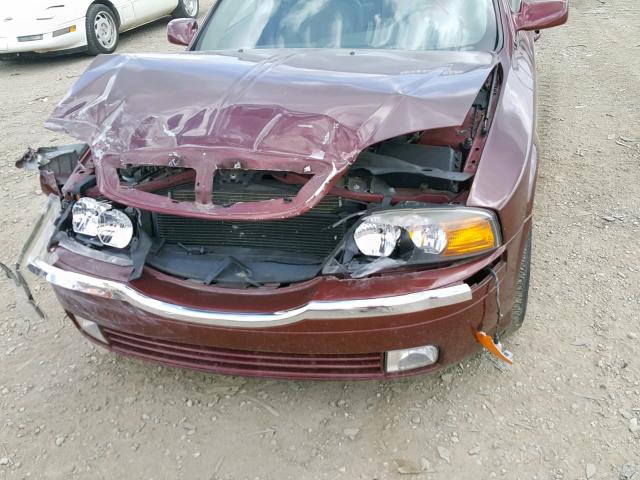 1LNHM87A7YY826776 - 2000 LINCOLN LS BURGUNDY photo 9