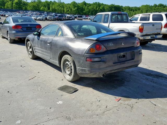 4A3AC44G43E074973 - 2003 MITSUBISHI ECLIPSE GS BLACK photo 3