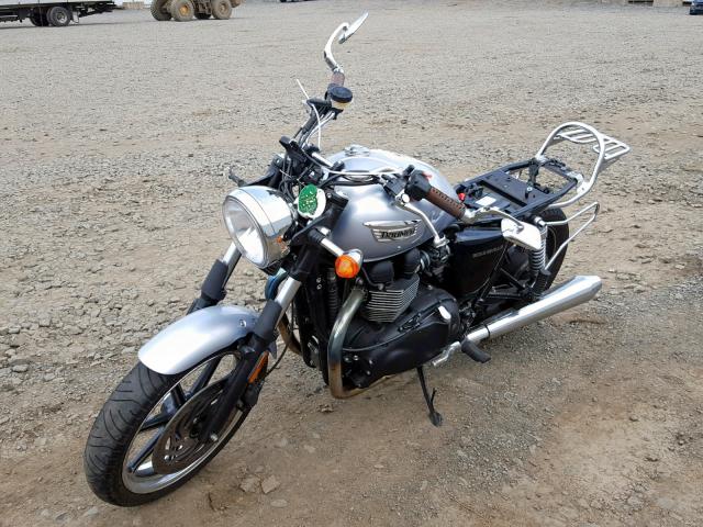 SMT900K17ET622048 - 2014 TRIUMPH MOTORCYCLE BONNEVILLE GRAY photo 2