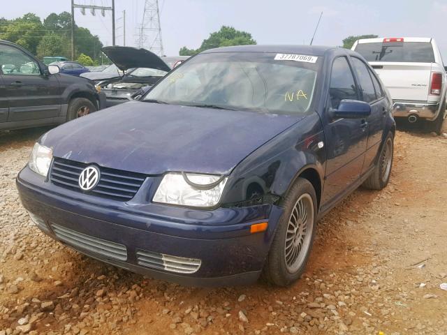 3VWVH69M73M075011 - 2003 VOLKSWAGEN JETTA GLI BLUE photo 2