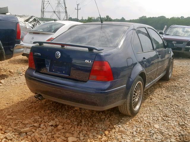 3VWVH69M73M075011 - 2003 VOLKSWAGEN JETTA GLI BLUE photo 4