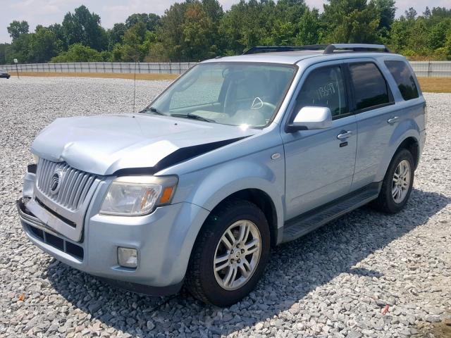 4M2CU87G39KJ22611 - 2009 MERCURY MARINER PR BLUE photo 2