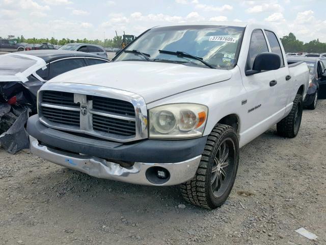 1D7HA18236J128804 - 2006 DODGE RAM 1500 S WHITE photo 2