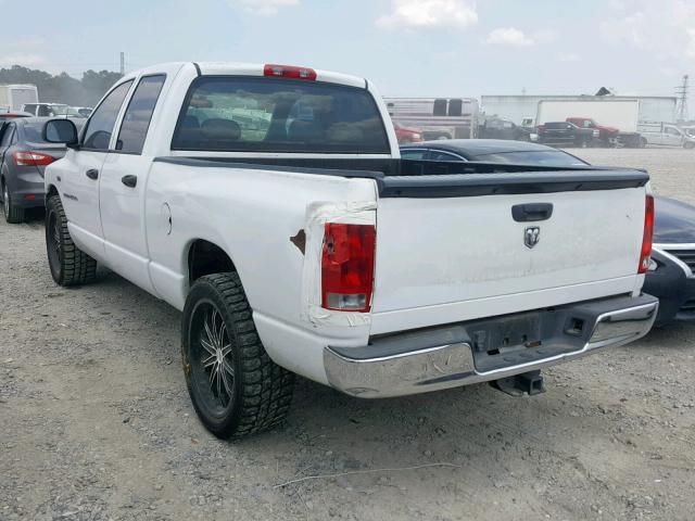 1D7HA18236J128804 - 2006 DODGE RAM 1500 S WHITE photo 3