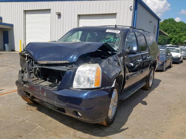 1GKFK16358J137876 - 2008 GMC YUKON XL K BLUE photo 2