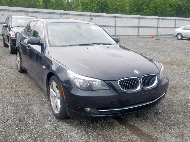 WBANV13558CZ50866 - 2008 BMW 528 XI BLACK photo 1