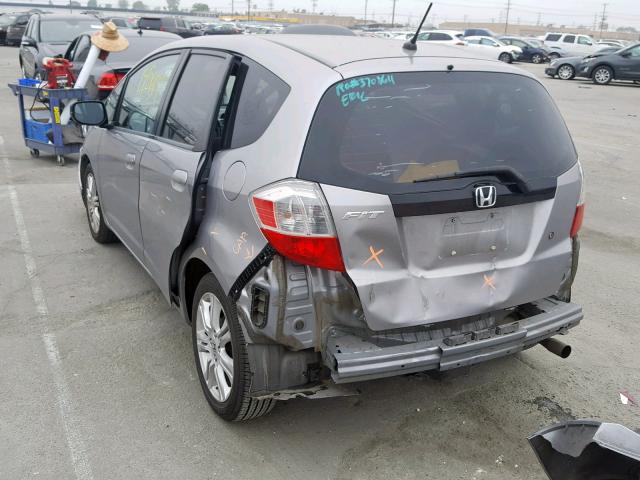 JHMGE8H24AC016690 - 2010 HONDA FIT SILVER photo 3