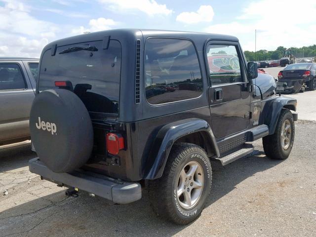 1J4FA59S6YP773805 - 2000 JEEP WRANGLER / BLACK photo 4