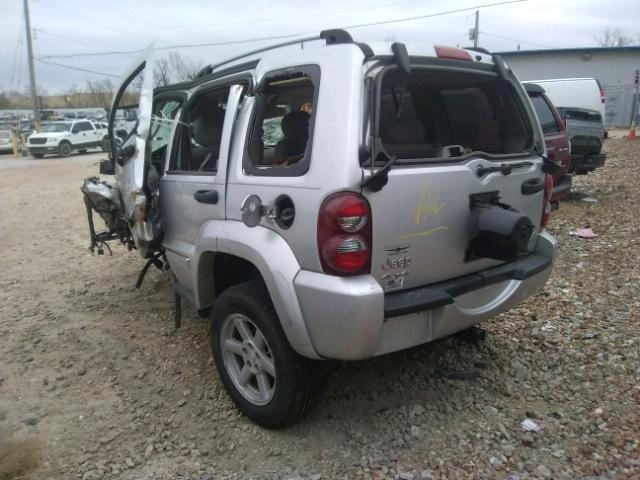 1J4GL58K76W281108 - 2006 JEEP LIBERTY LI SILVER photo 3