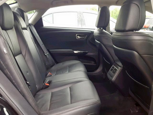 4T1BK1EB2JU286510 - 2018 TOYOTA AVALON XLE BLACK photo 6