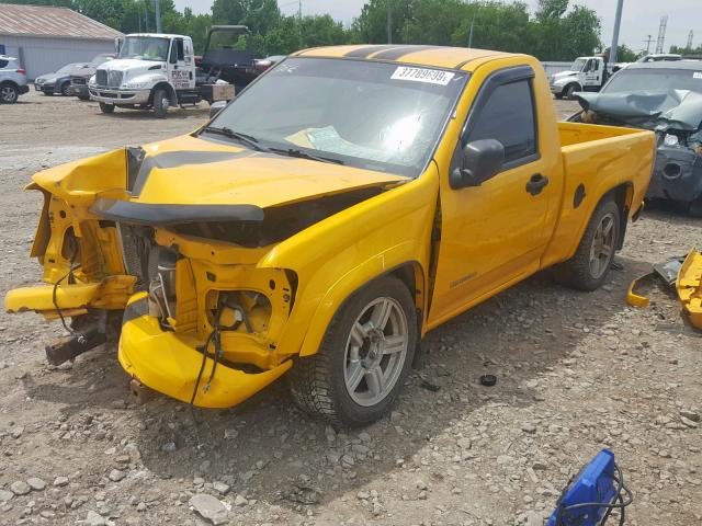 1GCCS146948180937 - 2004 CHEVROLET COLORADO YELLOW photo 2