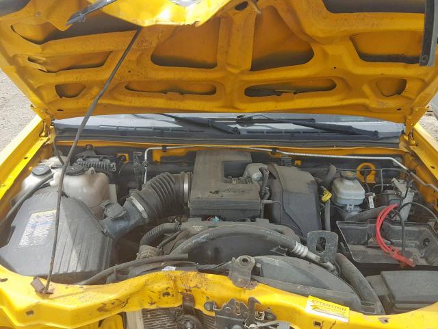 1GCCS146948180937 - 2004 CHEVROLET COLORADO YELLOW photo 7