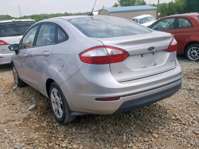 3FADP4BJ0FM122668 - 2015 FORD FIESTA SE SILVER photo 3