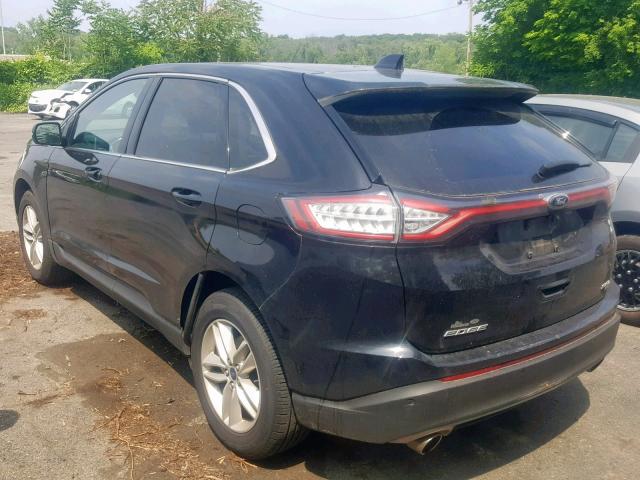 2FMPK4J86GBB16957 - 2016 FORD EDGE SEL BLACK photo 3