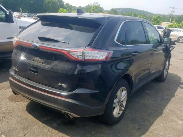 2FMPK4J86GBB16957 - 2016 FORD EDGE SEL BLACK photo 4