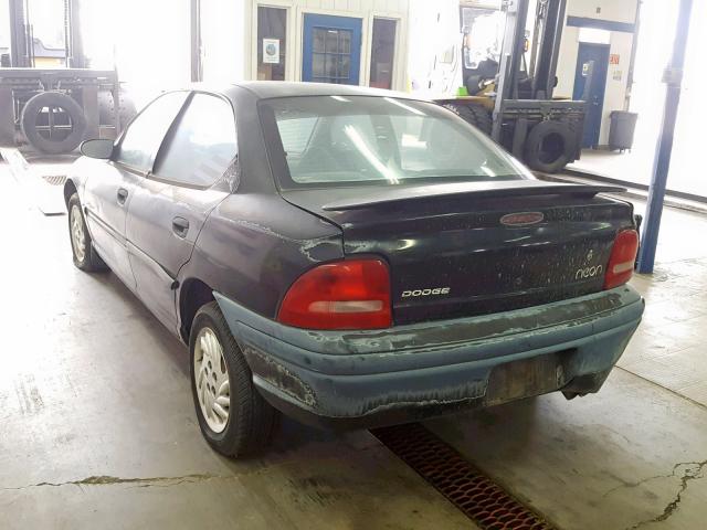 3B3ES47Y2WT297935 - 1998 DODGE NEON HIGHL BLUE photo 3