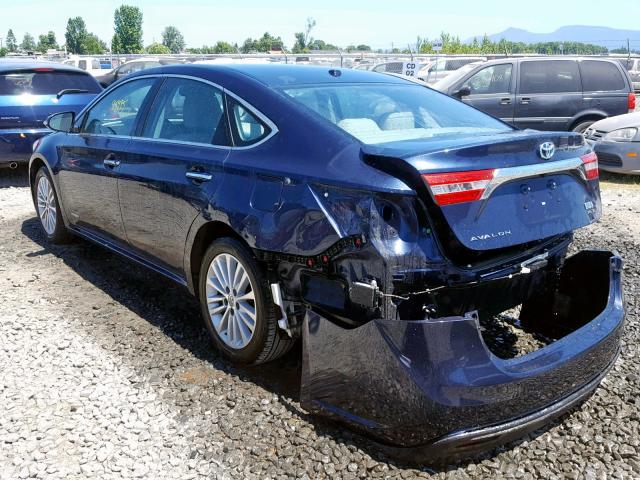 4T1BD1EB6FU042621 - 2015 TOYOTA AVALON HYB BLUE photo 3