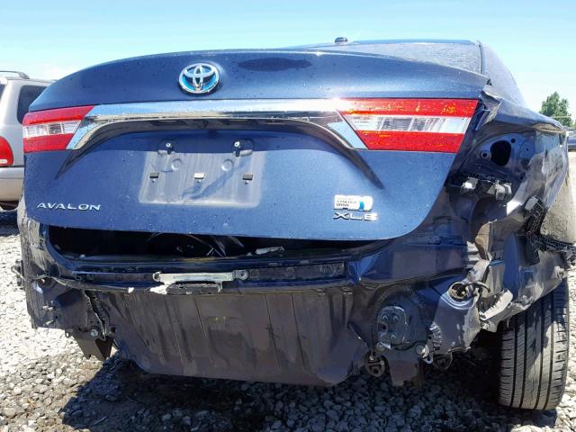 4T1BD1EB6FU042621 - 2015 TOYOTA AVALON HYB BLUE photo 9