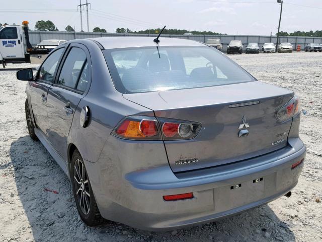 JA32U2FU3HU014688 - 2017 MITSUBISHI LANCER ES SILVER photo 3