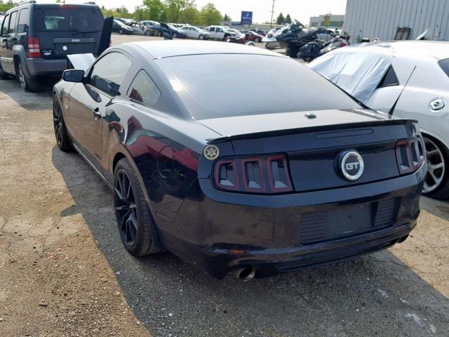 1ZVBP8CF1D5284022 - 2013 FORD MUSTANG GT BLACK photo 3