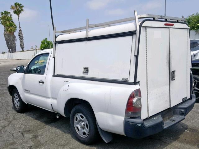 5TENX22N09Z663121 - 2009 TOYOTA TACOMA WHITE photo 3