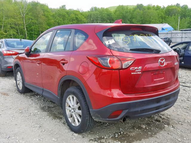 JM3KE4BE7E0376302 - 2014 MAZDA CX-5 SPORT RED photo 3