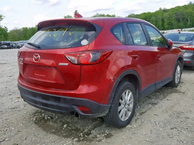 JM3KE4BE7E0376302 - 2014 MAZDA CX-5 SPORT RED photo 4