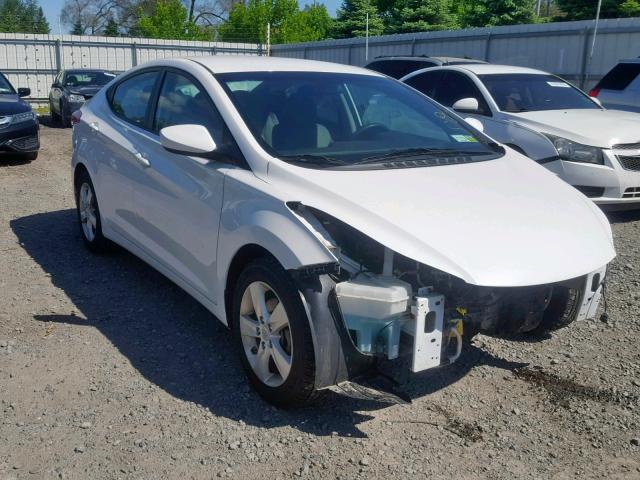 5NPDH4AEXDH440599 - 2013 HYUNDAI ELANTRA GL WHITE photo 1