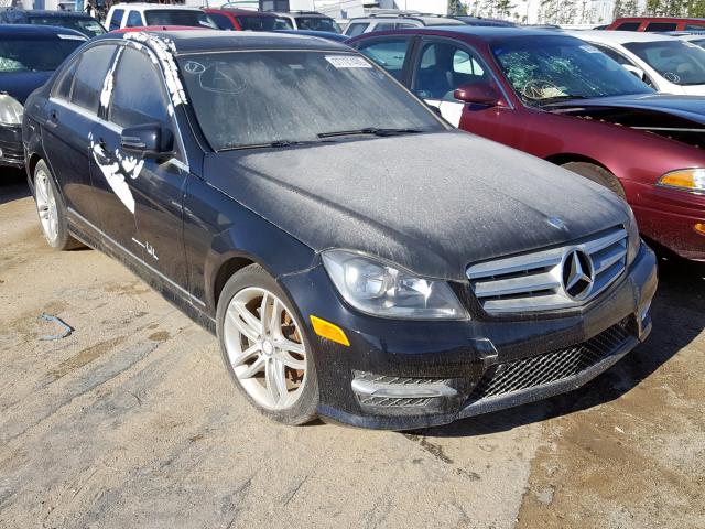 WDDGF4HB3DR271703 - 2013 MERCEDES-BENZ C 250 BLACK photo 1