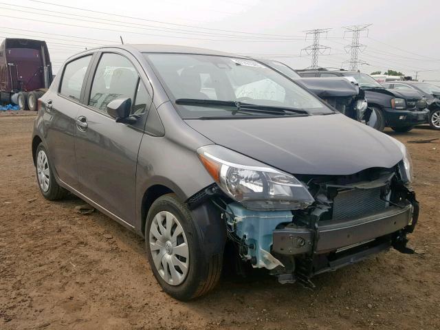 VNKKTUD34HA083795 - 2017 TOYOTA YARIS L GRAY photo 1