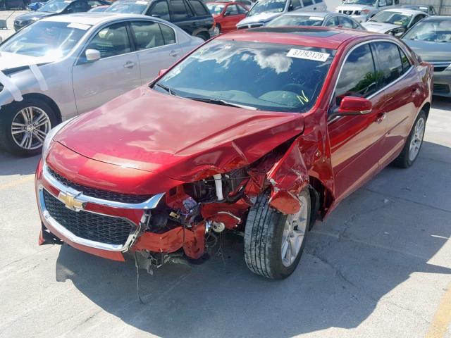 1G11C5SL2EF257805 - 2014 CHEVROLET MALIBU 1LT MAROON photo 2