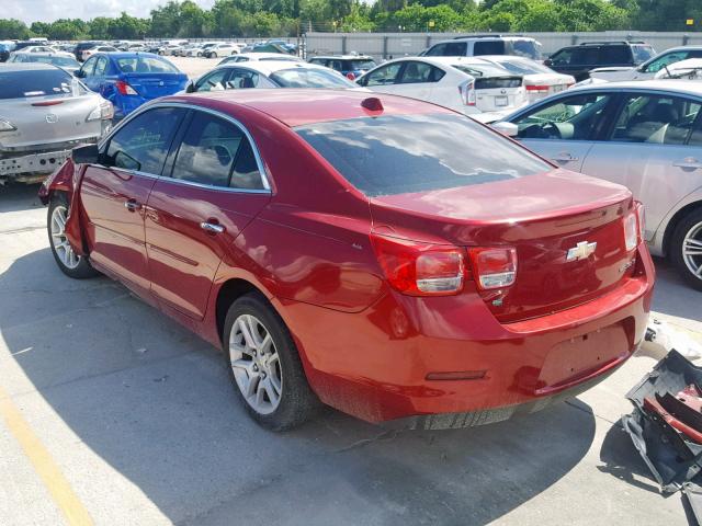 1G11C5SL2EF257805 - 2014 CHEVROLET MALIBU 1LT MAROON photo 3