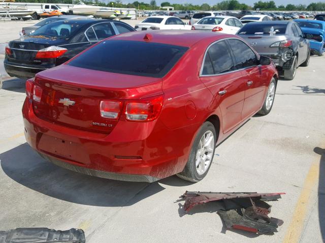 1G11C5SL2EF257805 - 2014 CHEVROLET MALIBU 1LT MAROON photo 4
