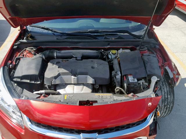 1G11C5SL2EF257805 - 2014 CHEVROLET MALIBU 1LT MAROON photo 7