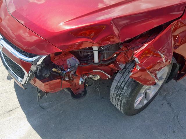 1G11C5SL2EF257805 - 2014 CHEVROLET MALIBU 1LT MAROON photo 9