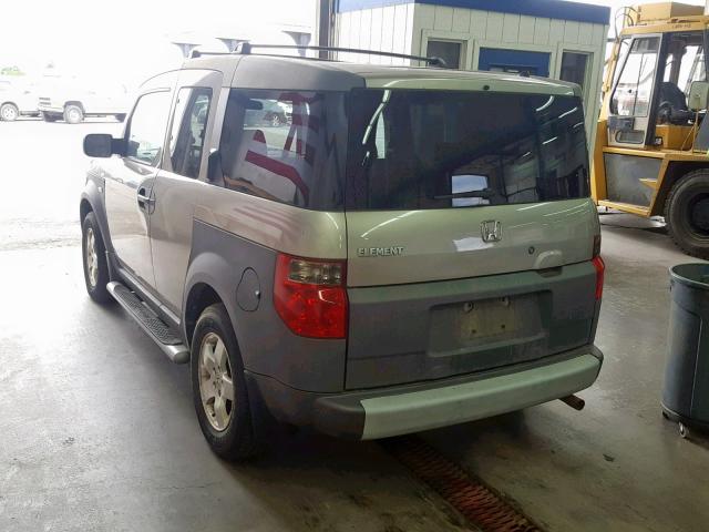 5J6YH28554L024543 - 2004 HONDA ELEMENT EX GRAY photo 3