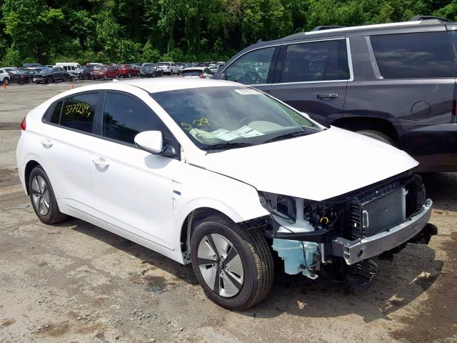 KMHC65LC3KU110739 - 2019 HYUNDAI IONIQ BLUE WHITE photo 1