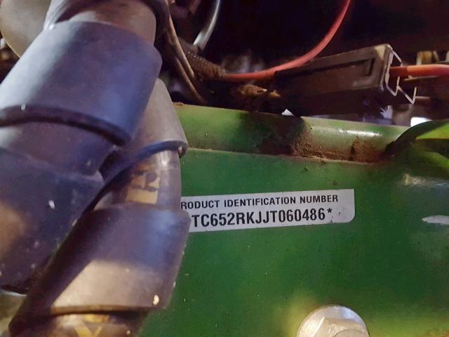 1TC652RKJJT060486 - 2018 JOHN DEERE MOWER GREEN photo 10