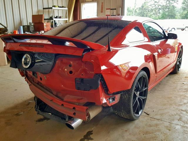 1ZVBP8CF9D5282017 - 2013 FORD MUSTANG GT RED photo 4