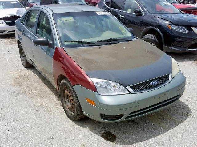 1FAFP34N85W110849 - 2005 FORD FOCUS ZX4 GREEN photo 1