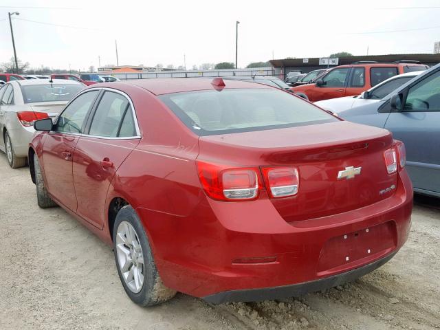 1G11D5RR2DF103794 - 2013 CHEVROLET MALIBU 1LT RED photo 3